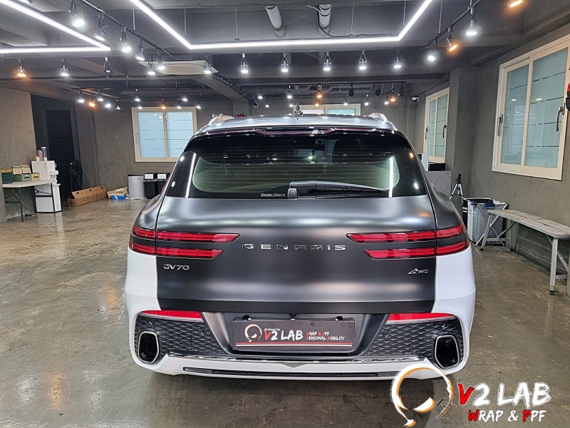 부산시 강서구 / 사틴블랙 보험처리 랩핑 / 제네시스 / GV70