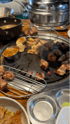  잠실새내역 근처 맛집 제주목살이 맛있는 신천돼지 콜키지 프리 고기집