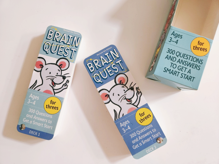  브레인 퀘스트 (Brain Quest: for threes): 유아 초등 영어 스피킹