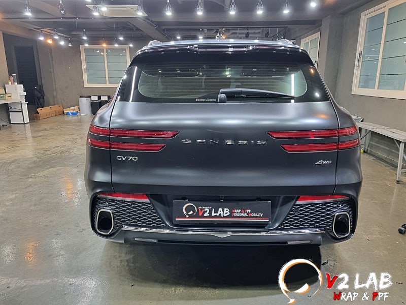부산시 강서구 / 사틴블랙 보험처리 랩핑 / 제네시스 / GV70