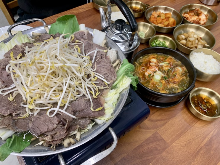  울산 유곡동 맛집 혜화곰탕설렁탕, 수육전골과 한우홍탕