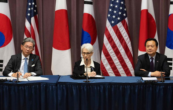 <b>한미일 외교차관</b> 협의회 개최