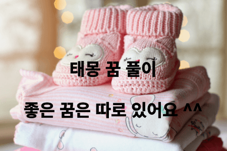  임신 중에 태몽은 어떤 꿈을 꾸는 게 좋을까? 아들딸 태몽