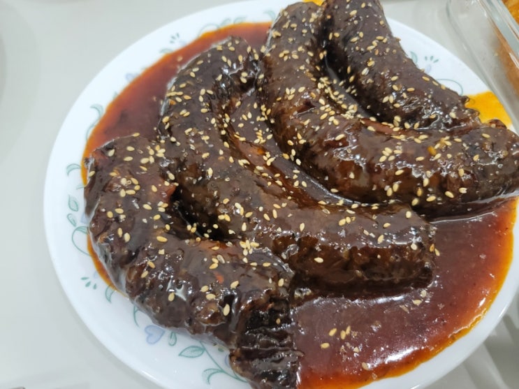  트레이더스 소스를 활용한길거리음식, 안주, 야식메뉴 땡길 때, 홈메이드 순대꼬치 레시피!