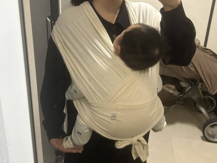 가볍고 편한 신생아아기띠 신생아슬링, 코코루아기띠
