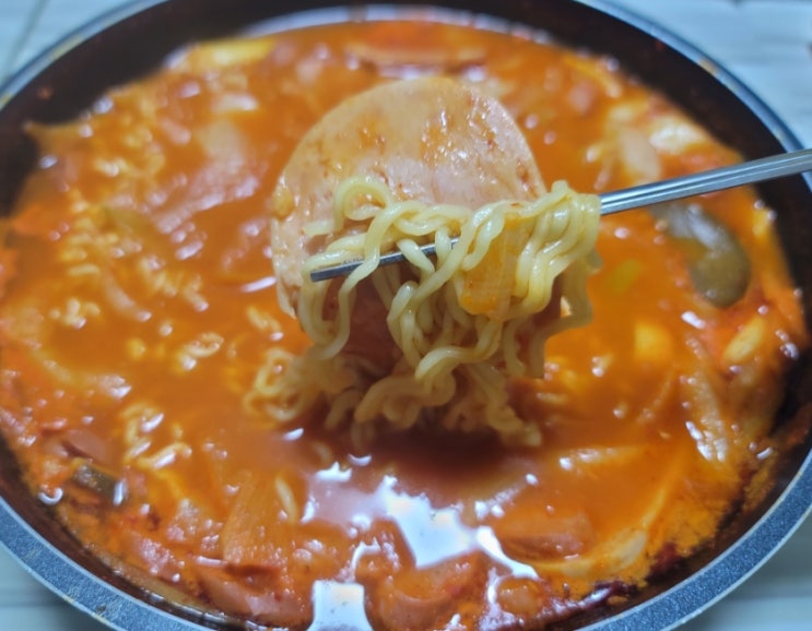  밀키트 맛집 올쿡 24 옥정지식산업센터점에서 의정부 부대찌개 밀키트 사다먹은 후기