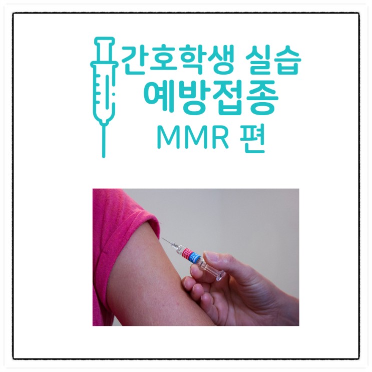 간호학과 대학생 임상실습 전 필수 예방접종 : MMR에 대해 알아봐요