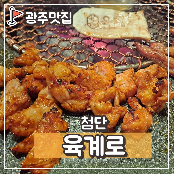  광주 첨단고기 맛집 육계로 첨단점 : 월계동 고깃집 양념 닭구이