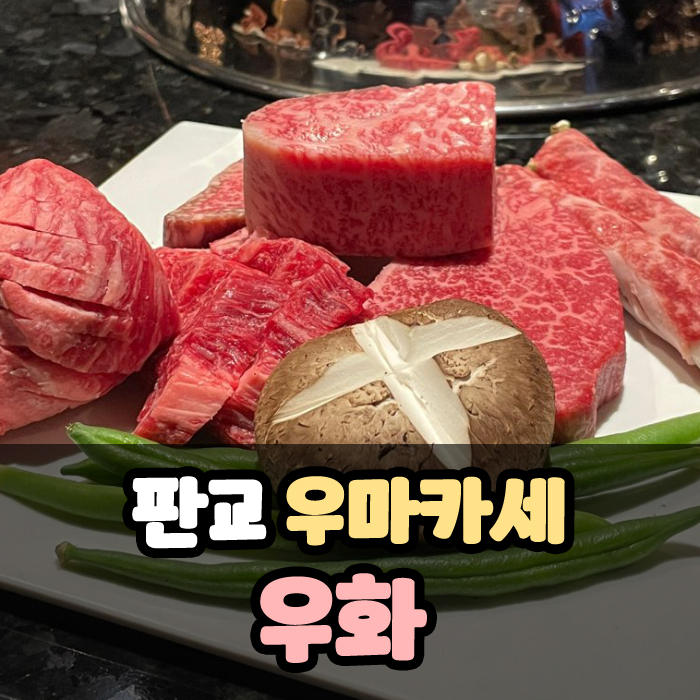 서울 근교 판교 삼평동 우마카세 - 우화 내돈내산 후기