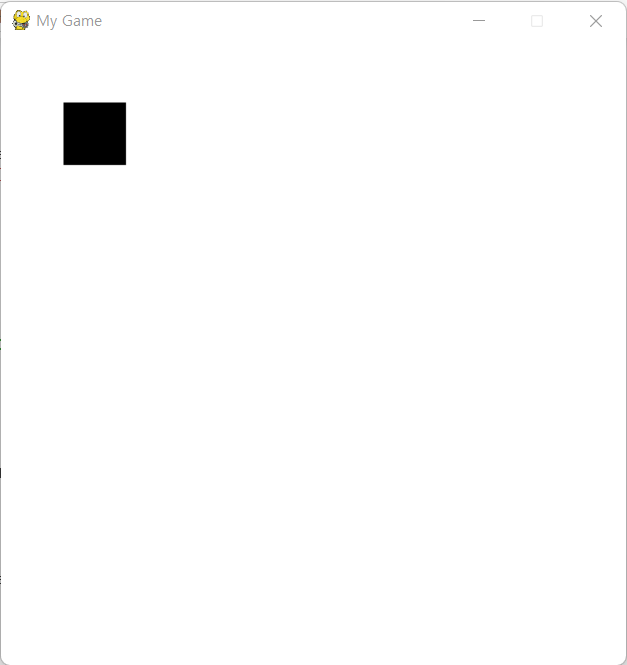 [Python 코딩] pygame을 이용해 간단한 창과 움직이는 사각형을 그리는 코드