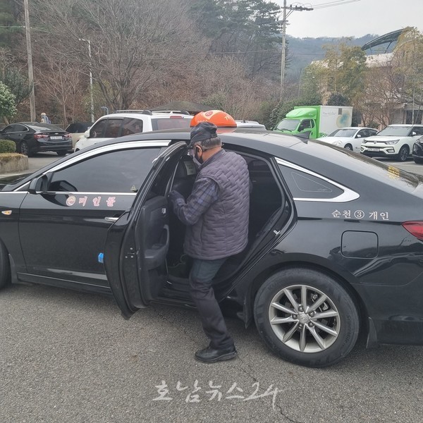  순천시, ‘100원 마중택시’ 교통 오지마을 주민들에게 인기