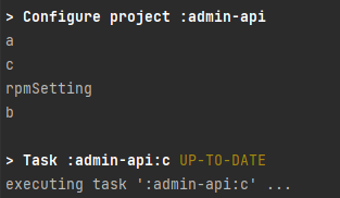  [Gradle][task] gradle 에서 코드 작성에 따른 Configure project  및 일반 Task 로서의 실행