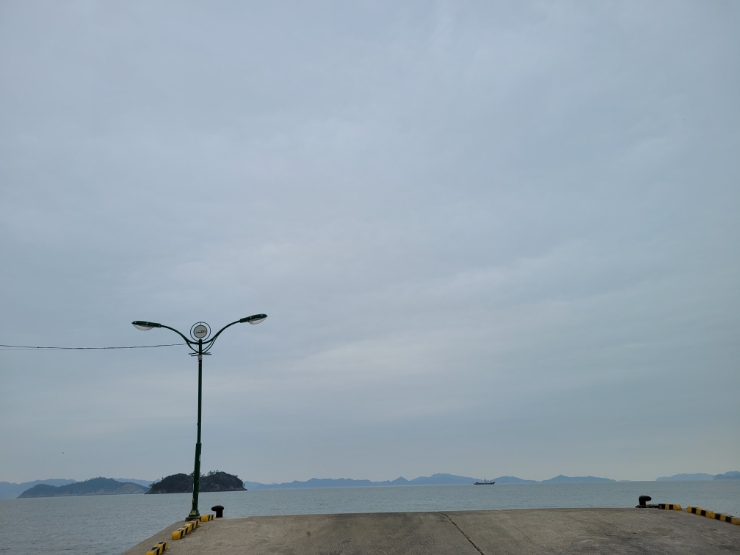  겨울 바다 아침은 시원했다 2023.02.15 수요일 흐림