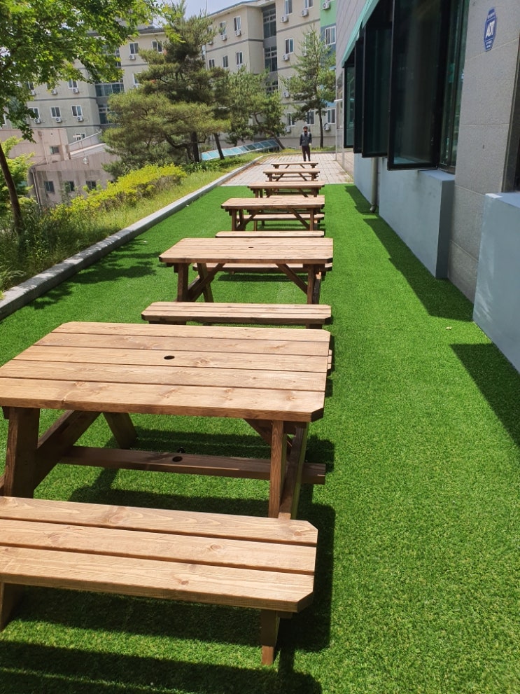  야외 파라솔 테이블 세트 국내산 공장직영 관공서 납품전문