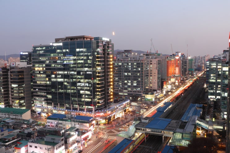  서울 금천구 가산디지털단지 야경 사진