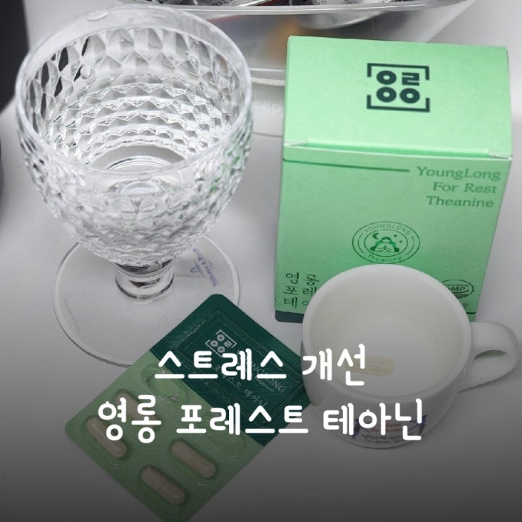  이명의 원인, 스트레스 개선에 도움을 주는 영롱 무카페인 테아닌 순도 98% 후기