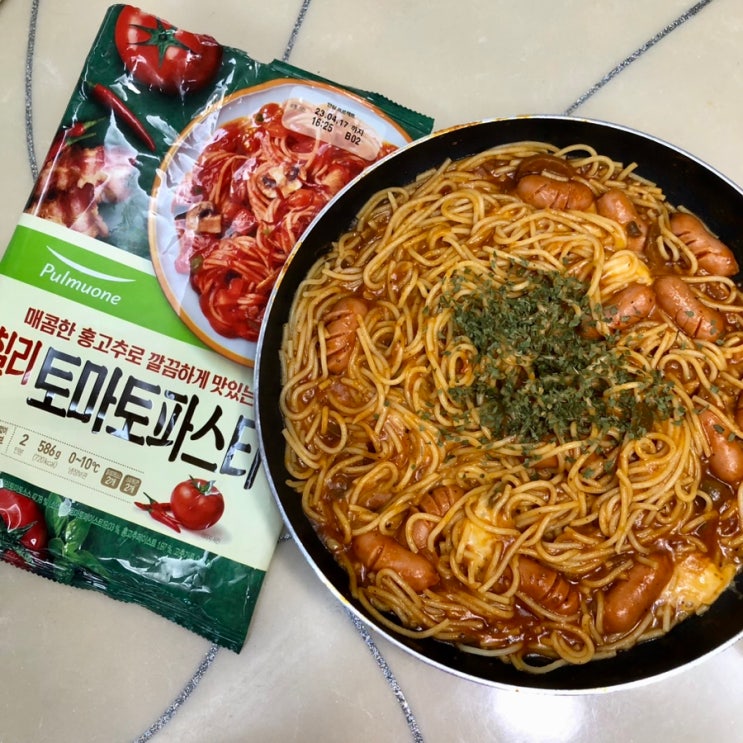  파스타 밀키트 풀무원칠리토마토파스타 존맛탱 추천