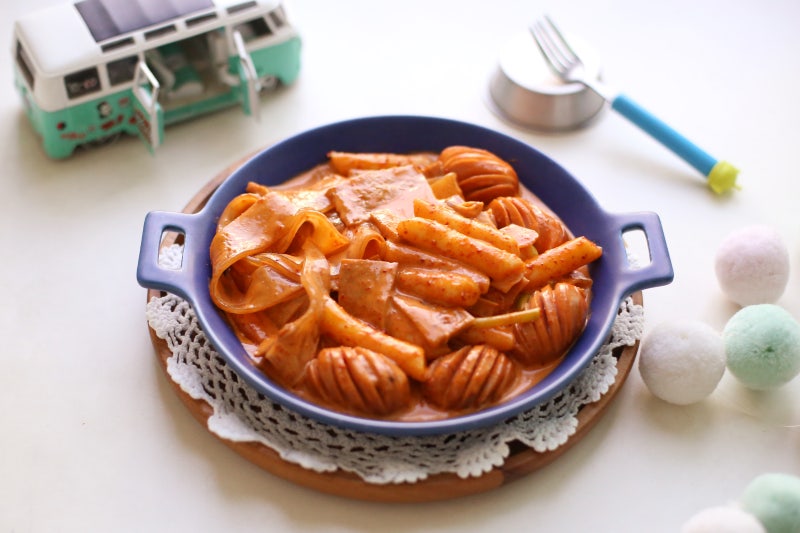 배떡 로제떡볶이 만들기 레시피 소스 중국당면 요리 로제소스 떡볶이 황금레시피 재료 : 네이버 블로그