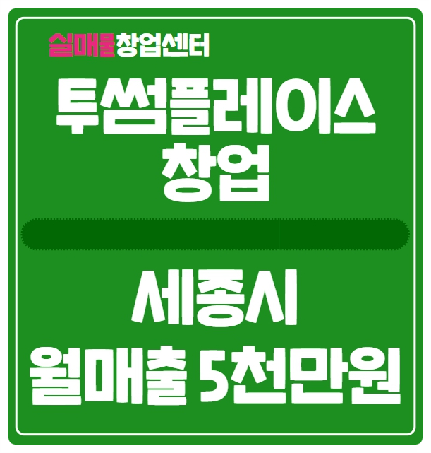 세종시 투썸플레이스 창업, 양도양수 매물보기 세종시 투썸플레이스 창업, 양도양수 매물보기