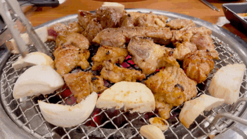  부산 장산역 해운대맛집 줄서서 먹는 숯불돼지갈비 하선집