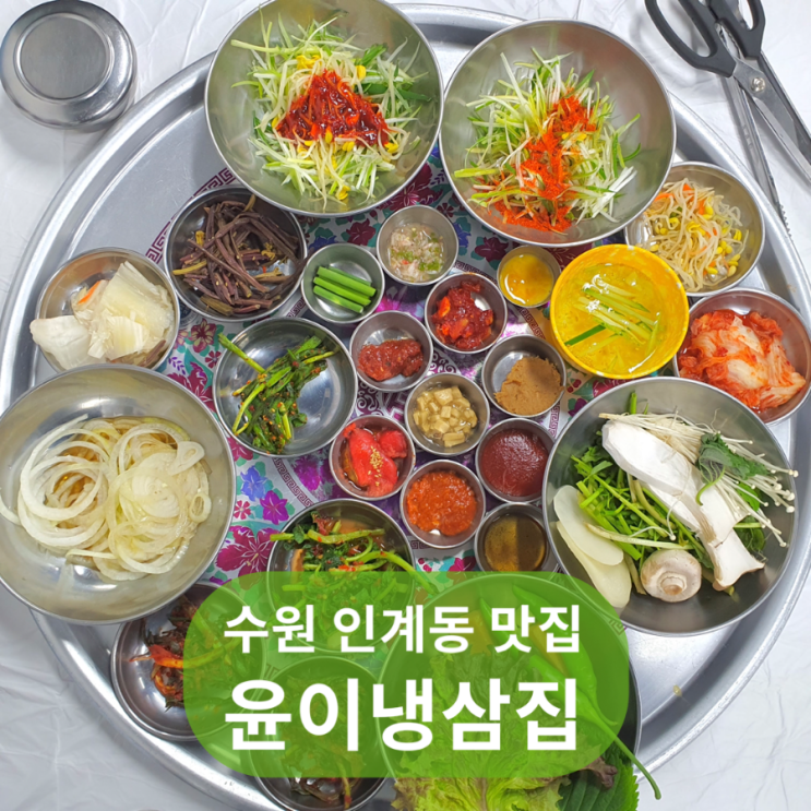  수원 인계동 24시간 삼겹살 맛집 윤이냉삼집 수원시청 냉삼