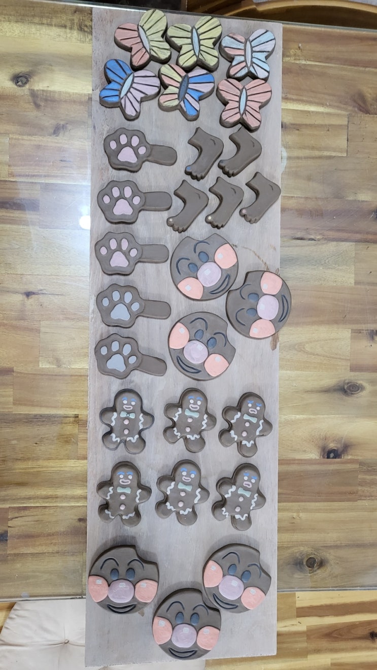  [도예] 핸드 빌딩으로 수저받침 원형 만들고 석고틀 제작하기