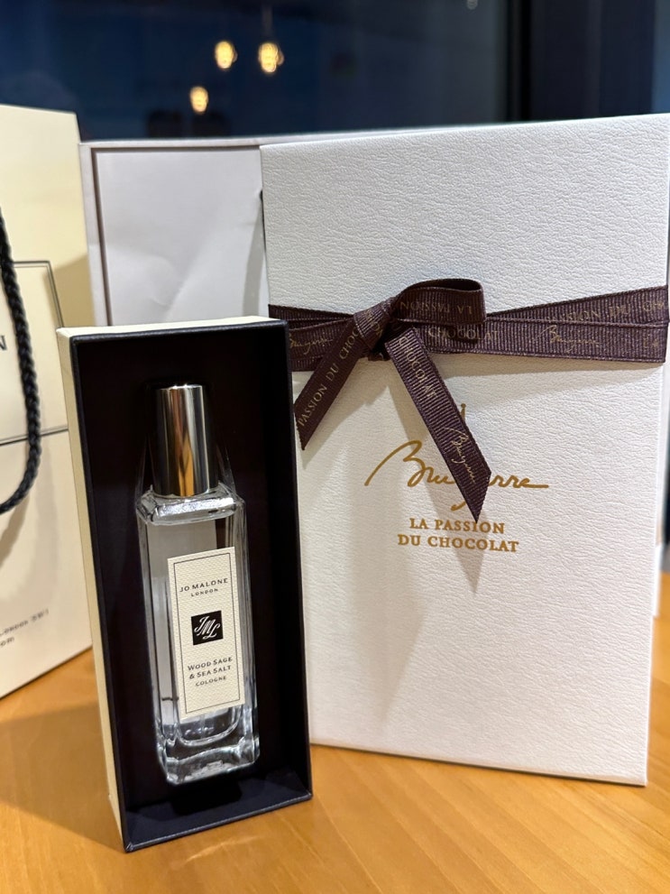  30대 남자 발렌타인데이 선물 추천,조말론 향수 우드세이지 앤 씨솔트,브로이어 초콜릿