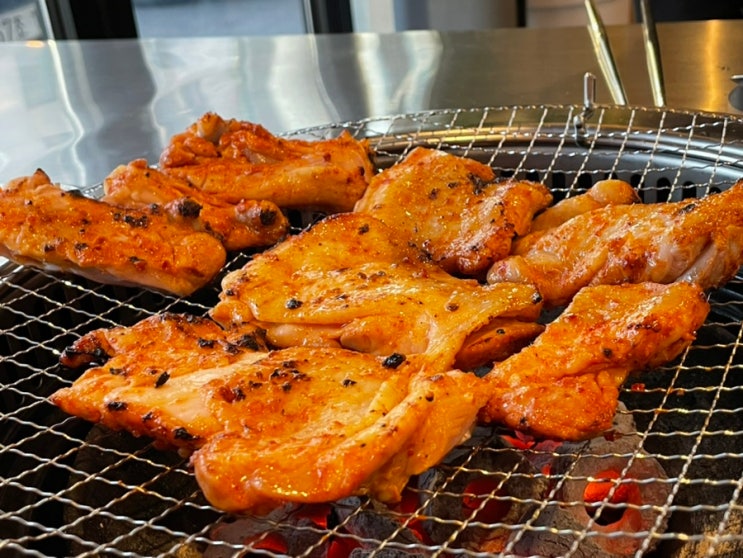  [오세유숯불닭갈비] 숯불 향이 가득한 부드럽고 쫄깃 닭갈비 - 천안 두정동 맛집