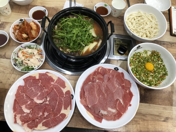  남동구청역 맛집 만수동 칼국수 등촌샤브칼국수 존맛탱