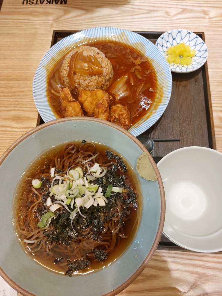  마이카츠범어역점 메밀소바 맛집으로 인정