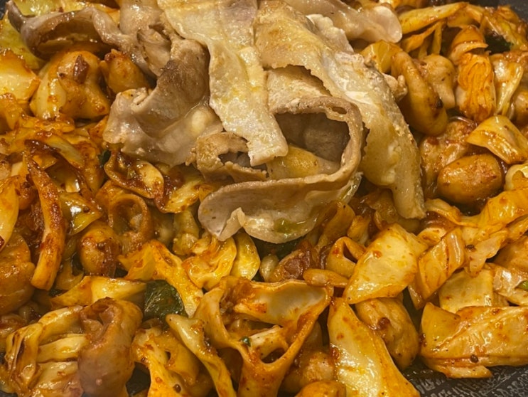  [사가정 맛집] 곱다 - 야채곱창과 삼겹살이 동시에 땡길 땐 대패삼겹살곱창