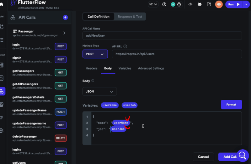 [ 코드없이 개발하기 FlutterFlow ] 180#.데이터&백엔드 기능 (API Calls - Create&Test API ...