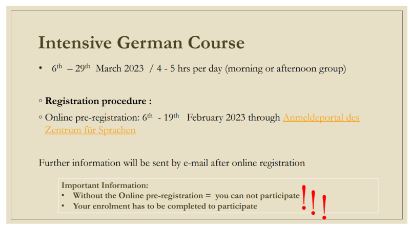 [독일 교환학생 #10] 독일 어학 코스 신청 | German intensive course 등록 : 네이버 블로그