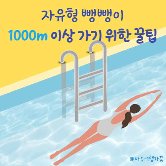  자유형 1000미터 이상 뺑뺑이로 가기 위한 팁