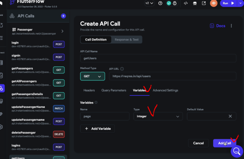 [ 코드없이 개발하기 FlutterFlow ] 180#.데이터&백엔드 기능 (API Calls - Create&Test API ...