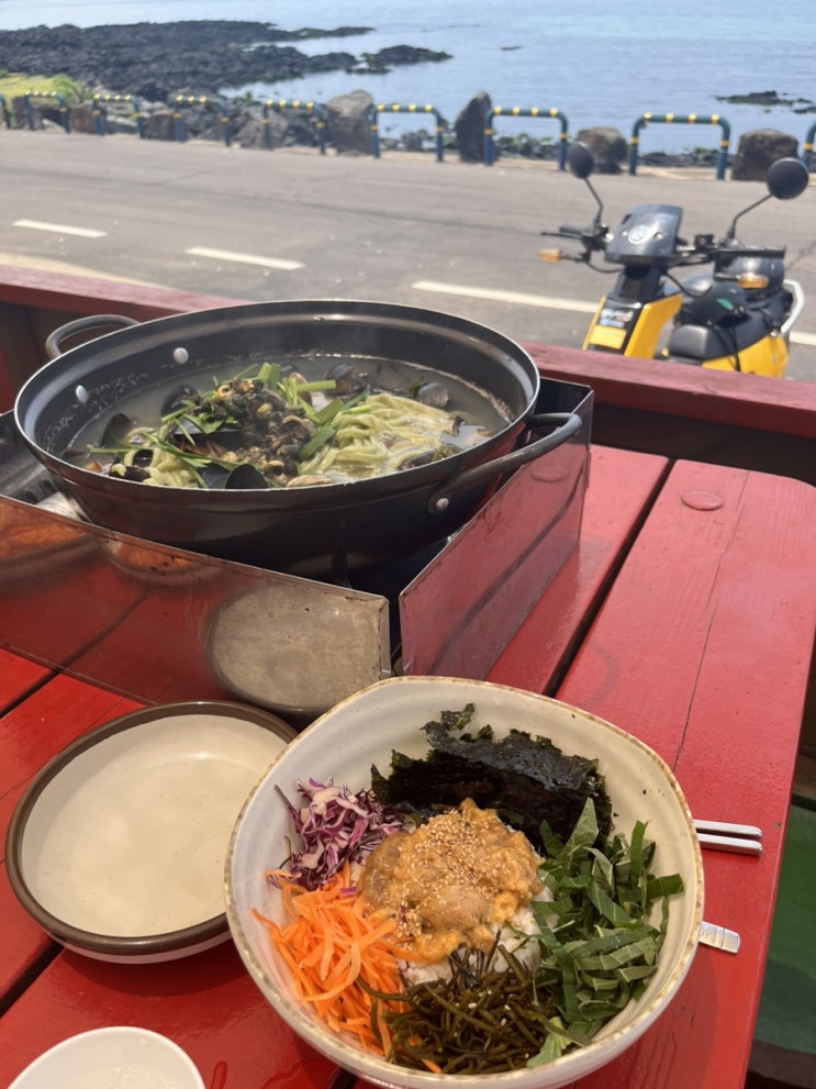  [제주도 우도] 뷰가 너무 멋졌던 우도 가성비 맛집 ‘우도 해녀 식당’