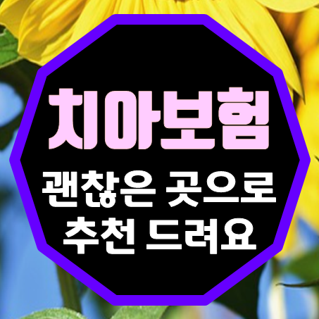  30대치아보험 가입조건 및 40대치아보험 충치 임플란트 괜찮은 곳 추천 드릴게요.