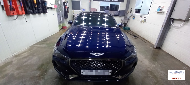  제네시스 G70 중고 막광택 패키지 M 받으로 오산에서 왔어요!