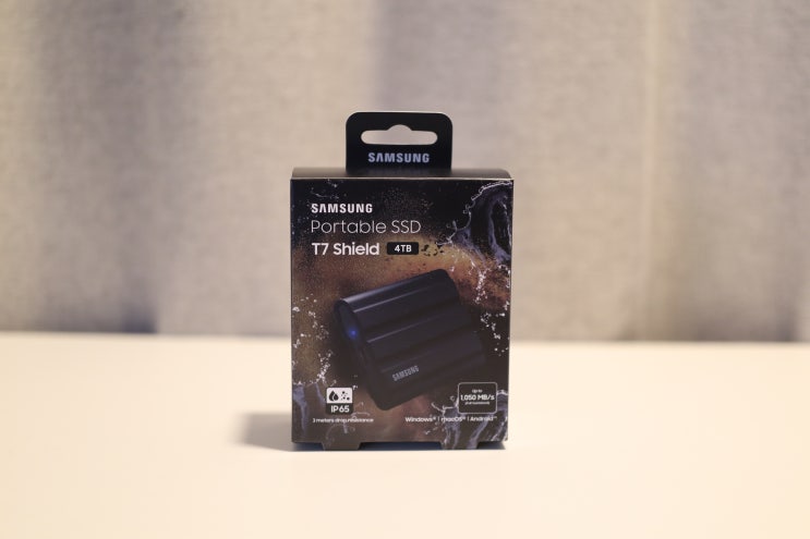  삼성 포터블SSD T7 4TB / T7쉴드 대용량SSD 외장SSD 추천!