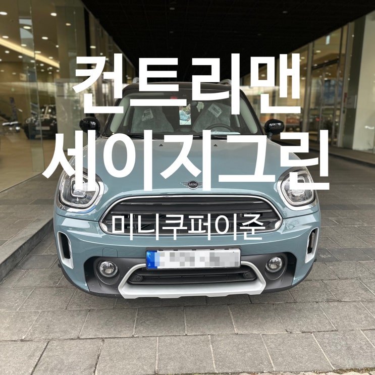 미니쿠퍼 컨트리맨 런치팩 세이지 그린 정보 미니쿠퍼 컨트리맨 런치팩 세이지 그린 정보