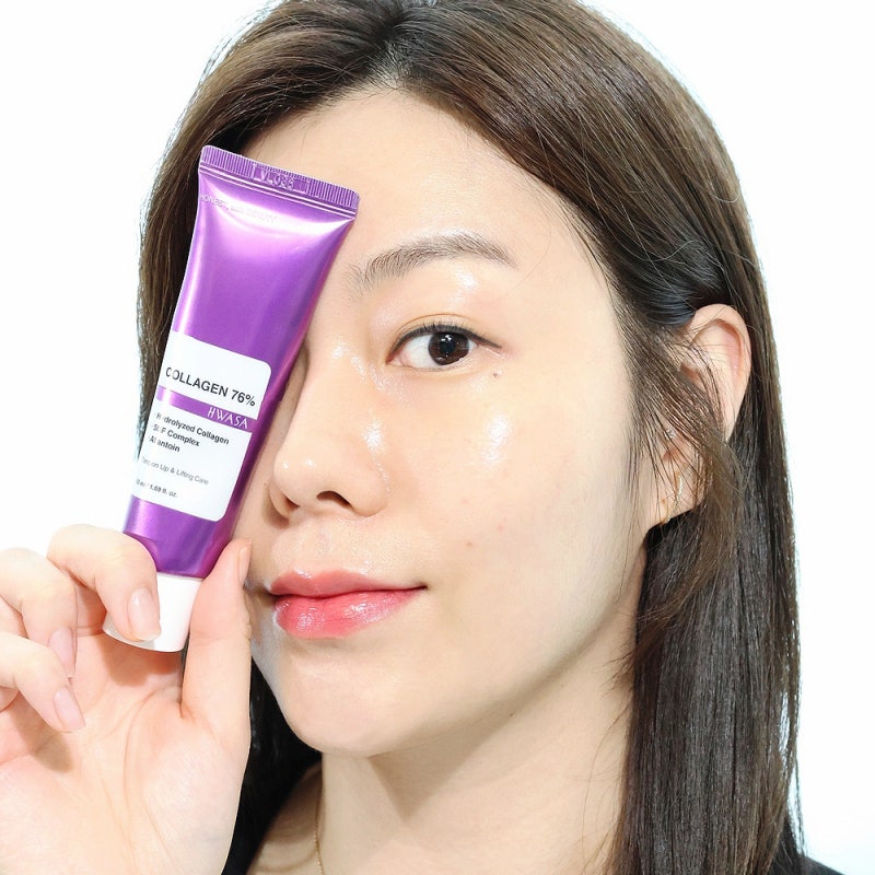 콜라겐크림 바르기 화사화장품 팔자주름 및 눈가주름 트리트먼트