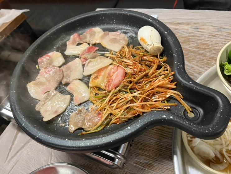 부산 맛집 탐방 남포역 근처 냉삼집 (급랭삼겹살,볶음밥,된장찌개)