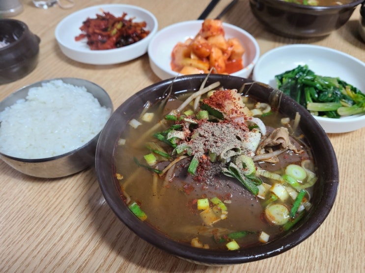  서면 혼밥하기 좋은 서면선지국