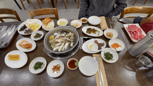  [전북/무주] 스키장 근처 능이버섯전골 맛집 내돈내산 후기_산들애