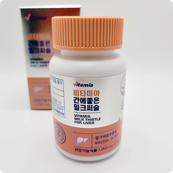 실리마린, 해조류, 유기농 부원료로 만든 비타미아 간에 좋은 밀크씨슬 추천합니다. 실리마린, 해조류, 유기농 부원료로 만든 비타미아 간에 좋은 밀크씨슬 추천합니다.