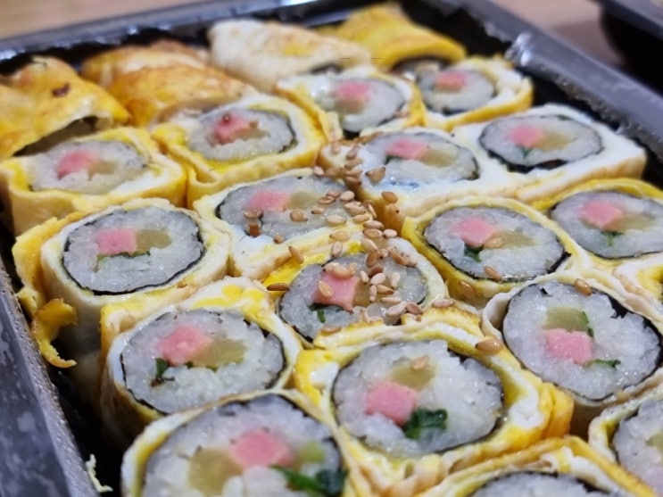 봉천동진순자김밥 풍무점 계란말이김밥과 장아찌 조합 완전 추천!