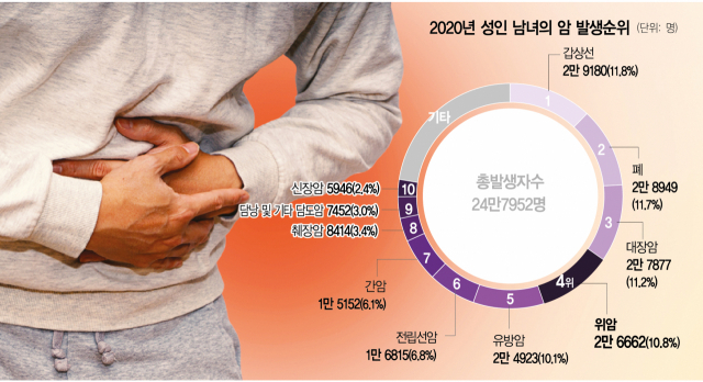 '생존율 7%' 4기 위암…표적치료제로 사망위험 41% 줄였다