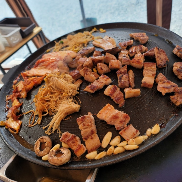  천안 애견동반 식당 한마음 정육식당 안서점 방문
