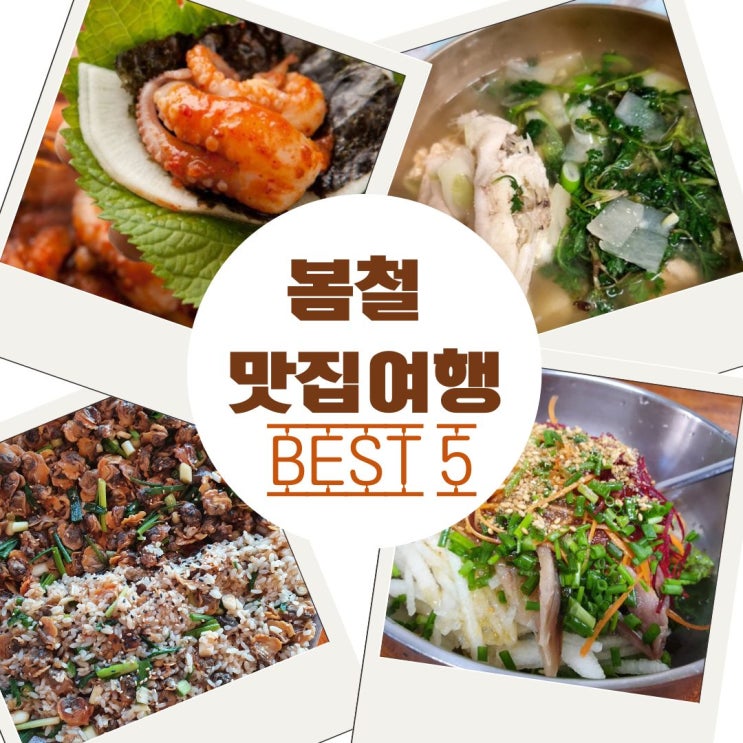  백반기행 허영만 따라 간 봄철 음식  BEST 5로 떠나는 국내 맛집 여행