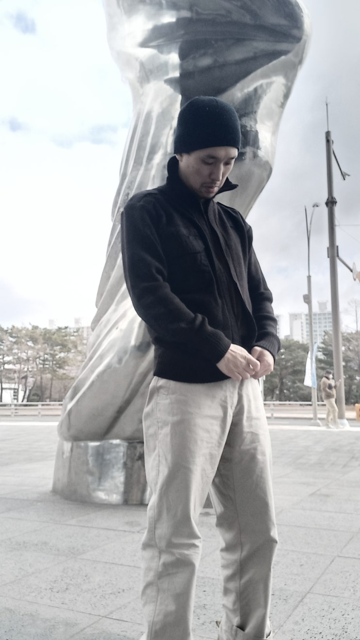  독일 소방관 울 스웨터(Black)